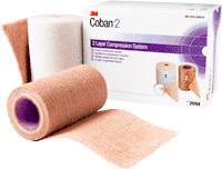 Coban 2 Layer Compression System 35-40mmhg Roll 1: Comfort Layer 4" X 2.9yd Unstretched