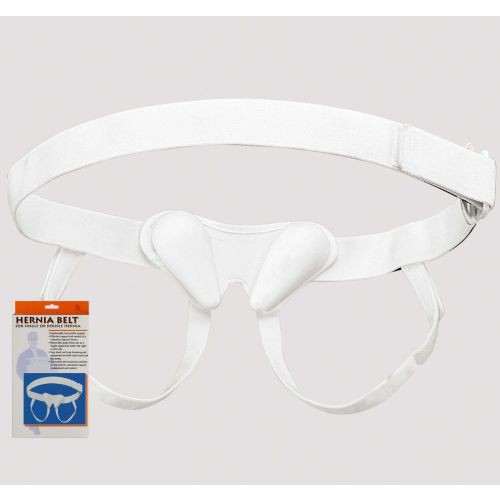 Universal Hernia Support White Small (26-32")