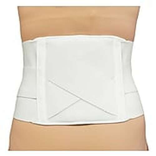 Champion Med Support Sacro Brace W/ Thermopad Reg (30-38") 6" Front/8" Back Universal White