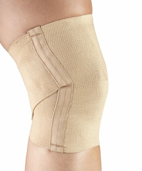 Champion Criss-Cross Knee Support W/ Spiral Stays 2xl (22 - 24)" Beige Stretch Elastic