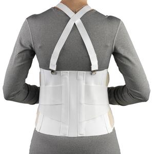 Industrial Belt Med Suppport No Suspenders White Large (36-42") C206l