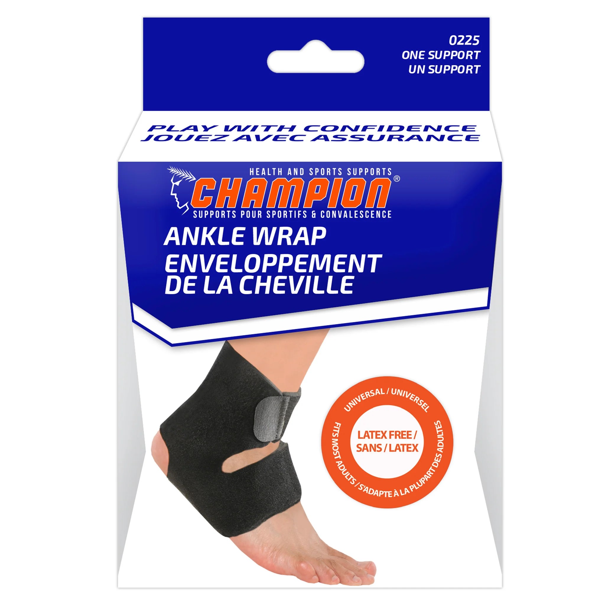 Champion Ankle Wrap One Size 7" - 10 1/2"