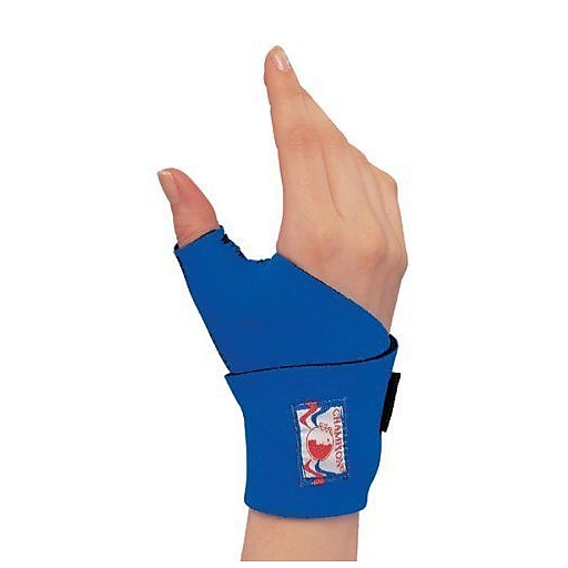 Neoprene Wrist/Thumb Support Blue, Large