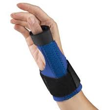 Neoprene Wrist/Thumb Splint, Black, Medium