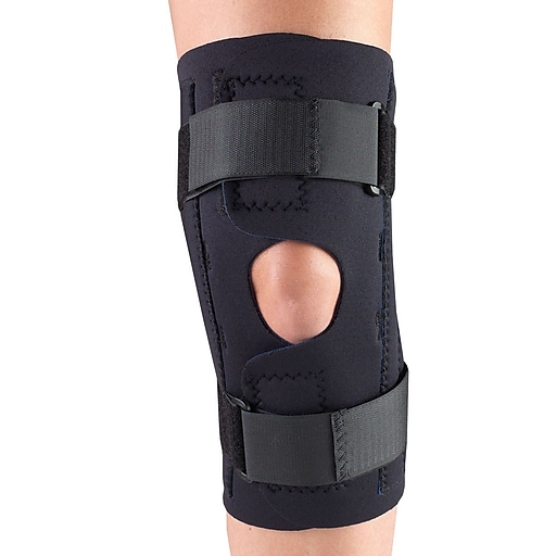 Champion Maximum Neoprene Stabilizer Wrap W/ Hinged Bars Lg (15 -16") Black Opens Flat Reversib