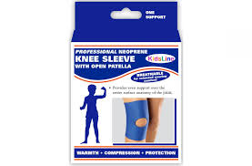 Kidsline Knee Sleeve W/ Open Patella Black Large