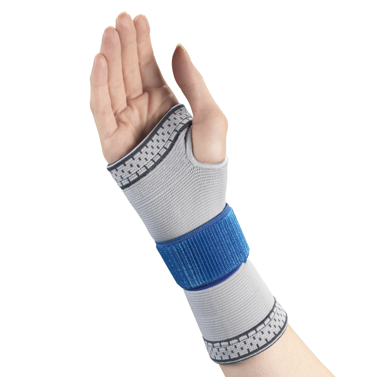 Elastic Wrist Support, Light Grey, X-Large