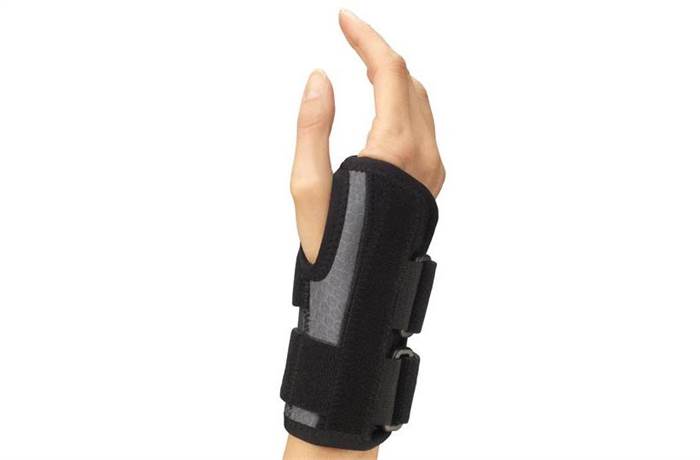 Champion Airmesh Wrist Splint Maximum Support Left Xl (8 1/2 - 10") Metal Splint One-Hand Close