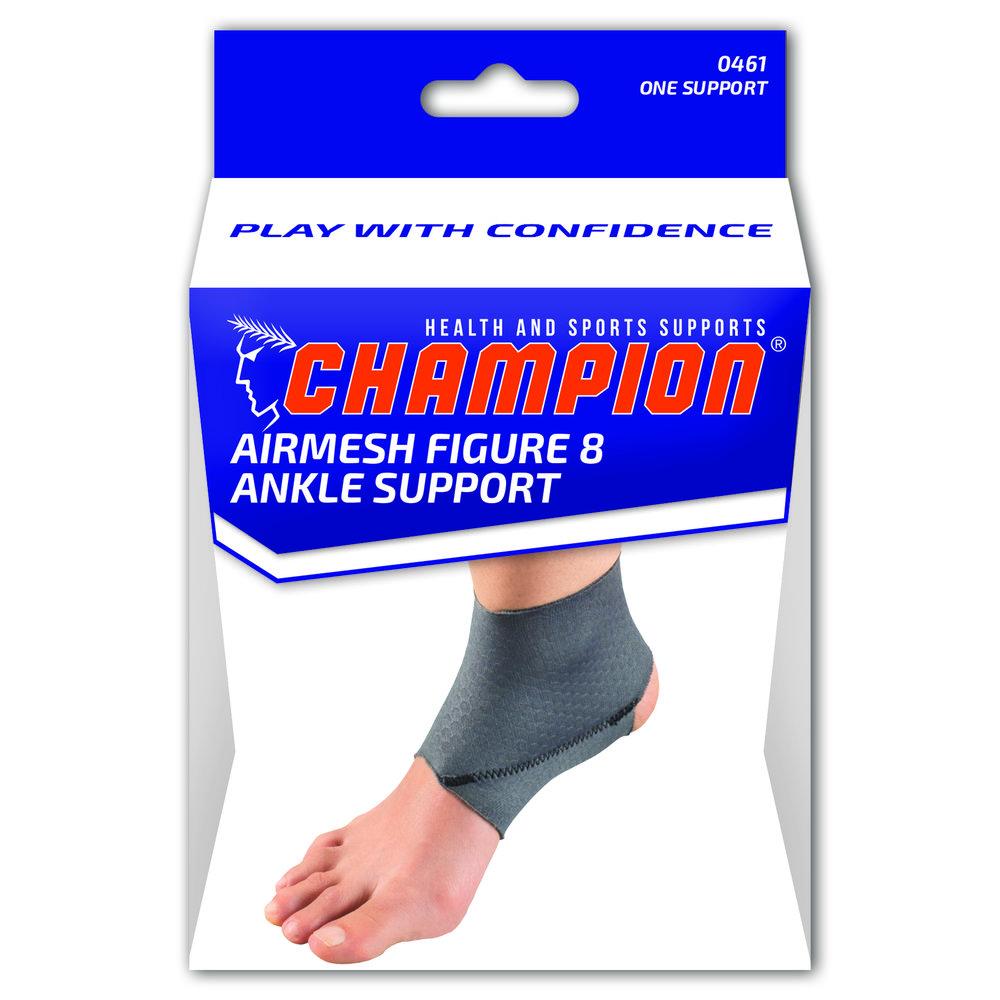 Airmesh Figure 8 Ankle Support Charcoal X-Large