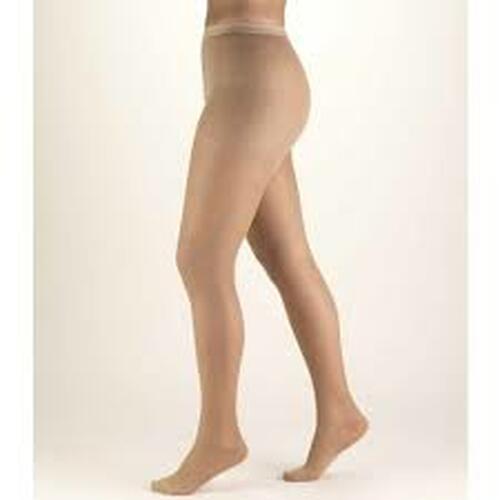 Truform Ladies' Sheer Lites Pantyhose, 15-20mmhg Closed-Toe, Beige, Medium