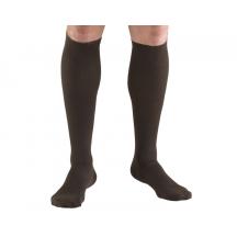 Truform Men'S Dress Style 15-20mmhg Knee-High Compression Sock Brown Large (15 1/2" - 18") Late