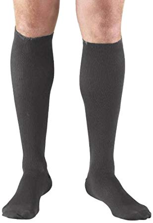 Truform Men'S Dress Socks 15-20mmhg Charcoal X-Large