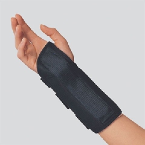 Otc 8" Maximum Wrist Splint Medium (6.5""-7.5") Left Side Black Latex-Free
