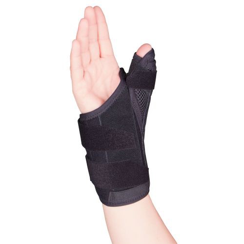 Wrist-Thumb Splint 6" Left Black X-Large (8.5-10")