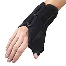 Wrist-Thumb Splint 6" Right Black Large (7.5-8.5")
