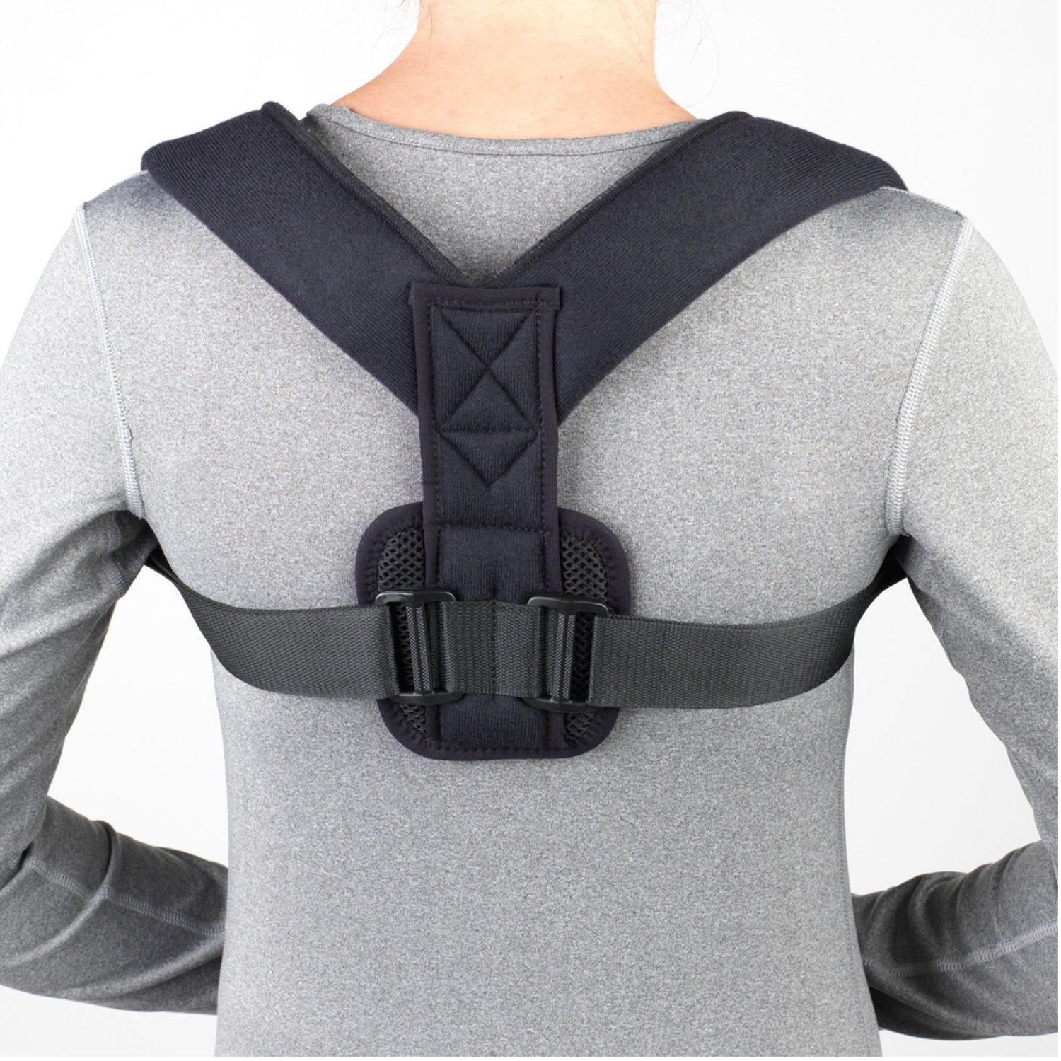 Otc Figure 8 Clavicle Strap Small (24"-30") Medium Support Black Latex Free
