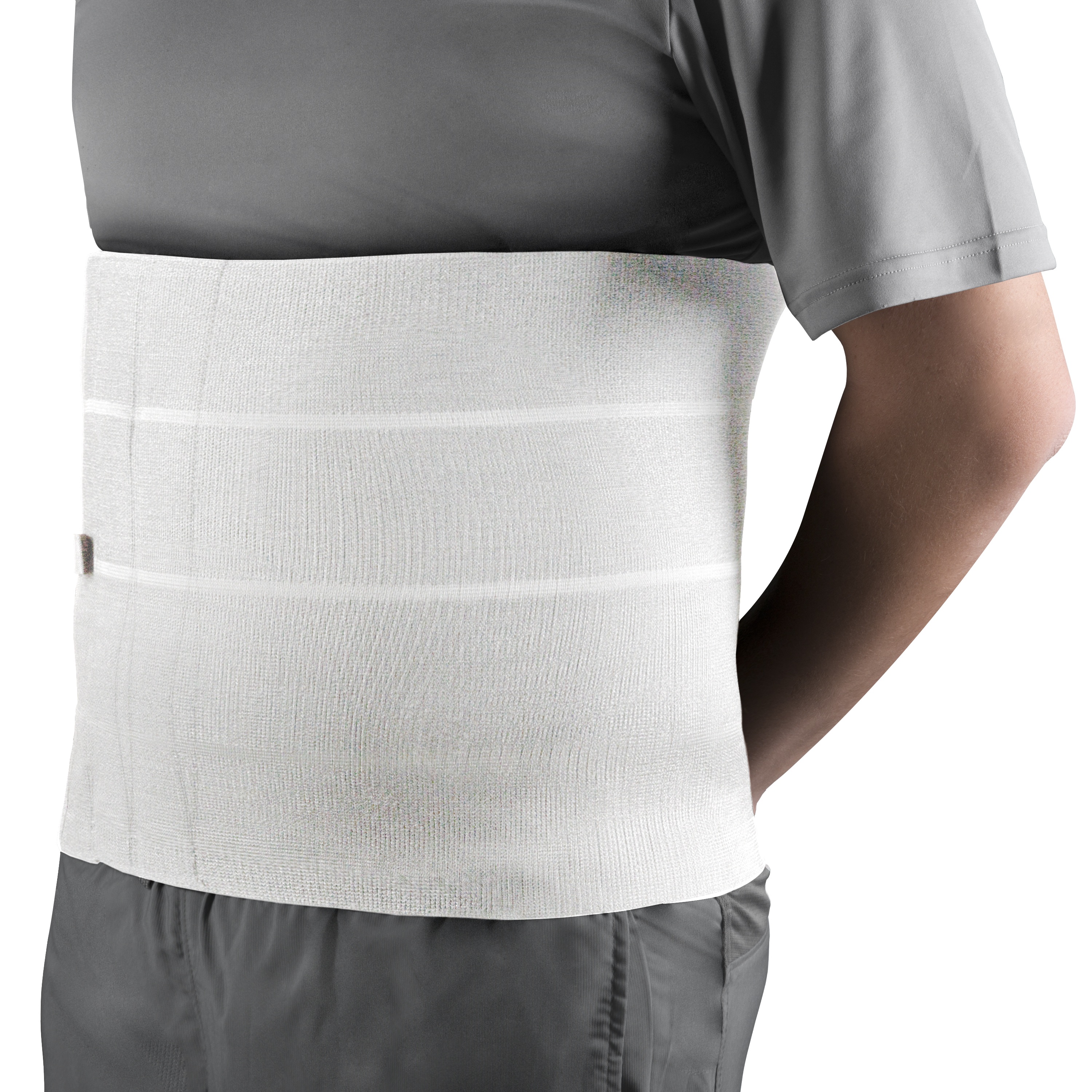Otc Maximum Heavy Duty Four Panel Abdominal Binder 12" White, 3x-Large (49"-52")