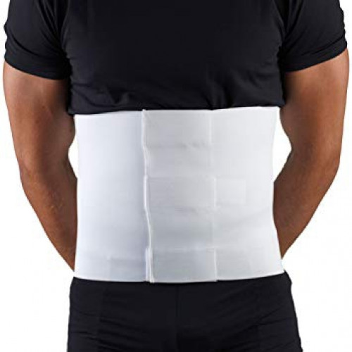 Otc Minimum Multiple Use 10" Elastic Abdominal Binder Large (37-40in) White