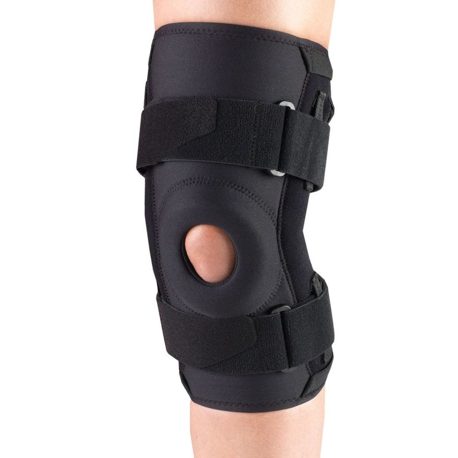 Otc Maximum Knee Stabilizer W/ Hinged Bars Sm (15-16") Reversible Black Latex-Free