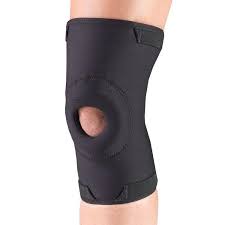 Otc Knee Support (Minimum) W/ Stabilizer Pad 3x-Large (19.5-21") Black Latex-Free