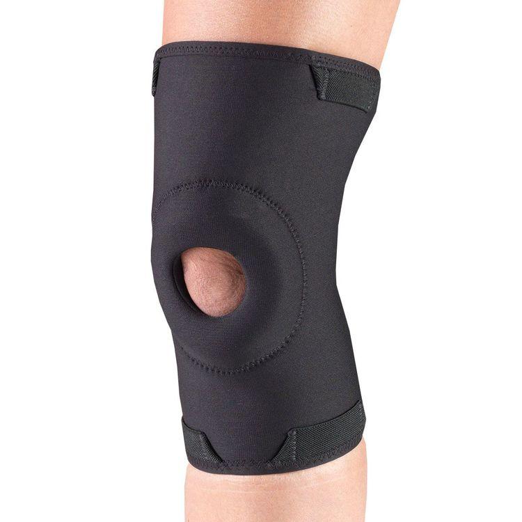 Otc Knee Support (Minimum) W/ Stabilizer Pad Black X-Large (16-17 1/2") Latex-Free