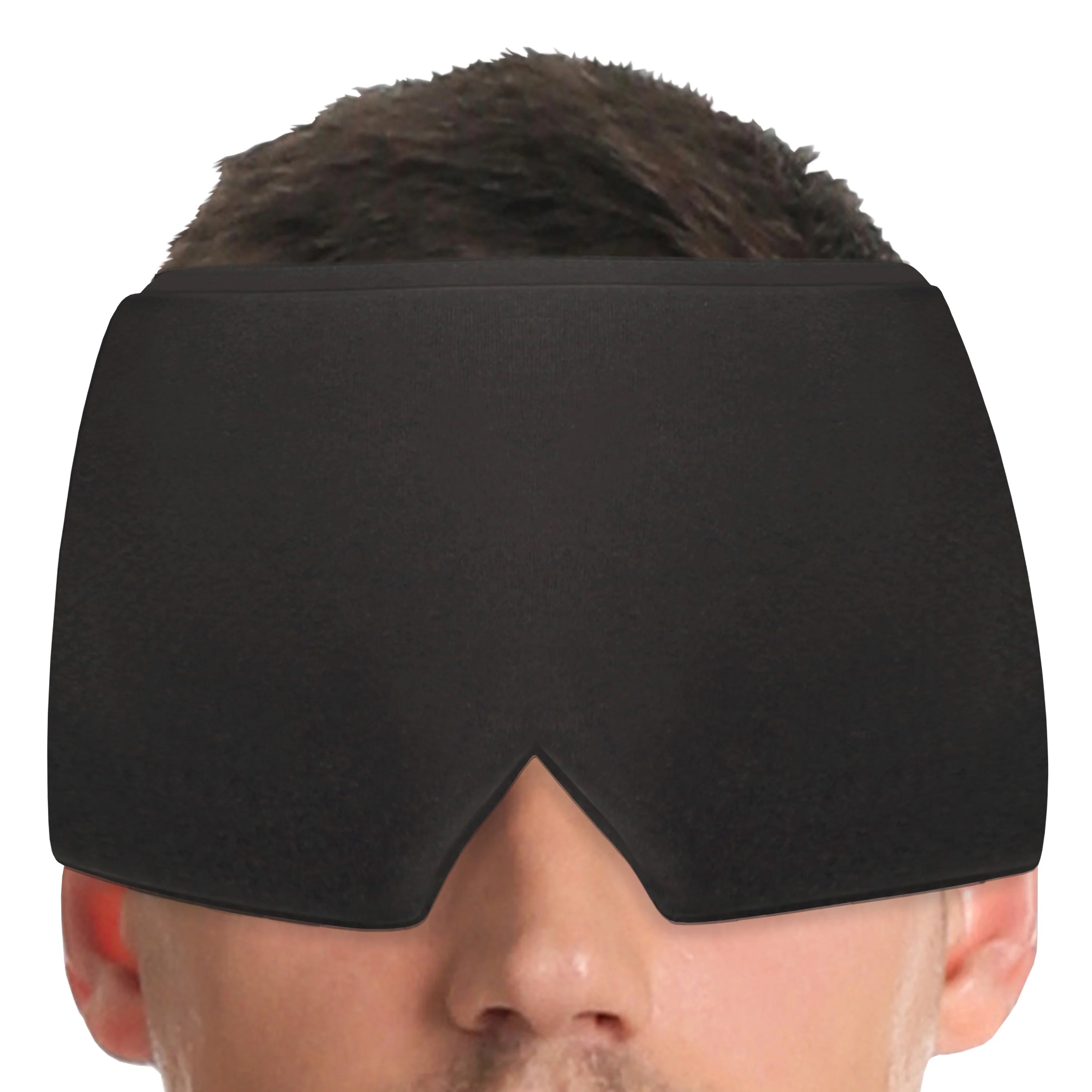 Otc Migraine Relief Gel Cap, 360 Degree Hot/Cold Compress Coverage, Black, One Size