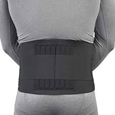 Heavy Dute Elastic Sacro Brace, Black, Universal 28-50"