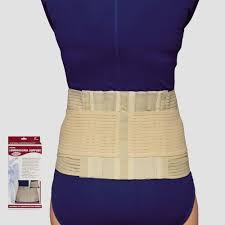 Otc Petite Medium Lumbosacral Support S (29-32") 9" Back 6" Front Hinged-Elastic White W/ Flexi