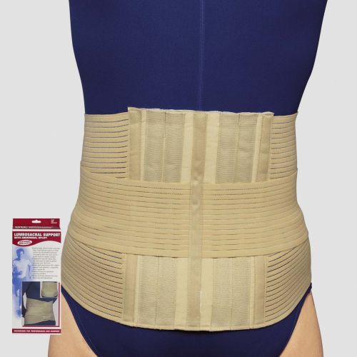 Otc Medium Lumbosacral Support W/ Abdominal Uplift Lg (37-40") 7" Front & 12" Back Elastic Belt