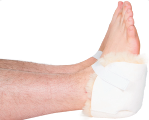 Heel Protectors Pressure Relief In Sheepskin One Size Fits Most