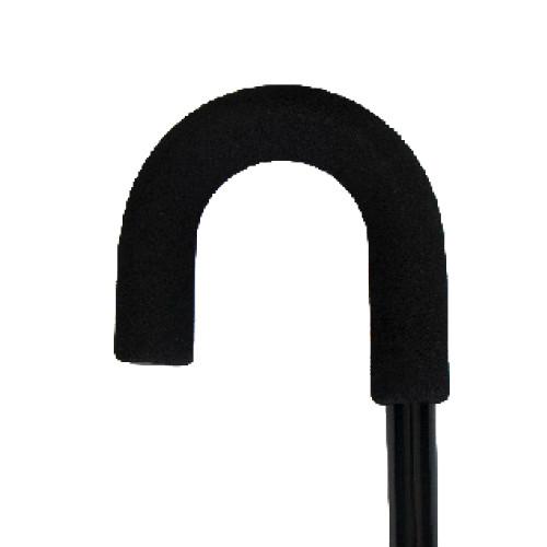 Pcp Cane Men'S Adjustable (33-41") Tourist Handle Foam Black 7/8" Aluminum Tubing W/ Slip-Resis