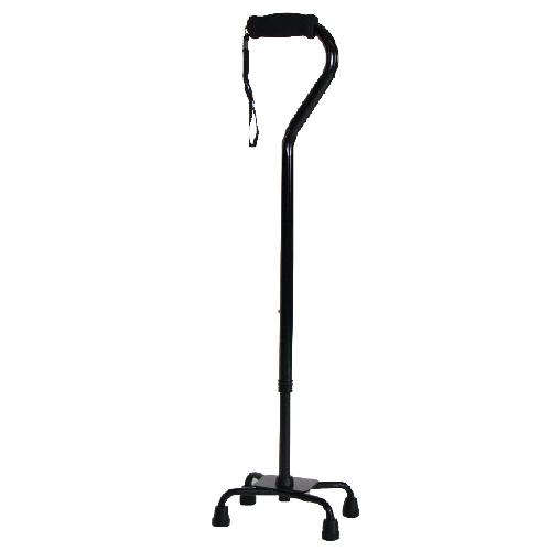 Quad Cane Small Base Black