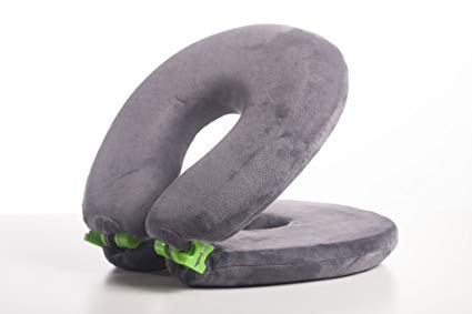 Pcp Memory Foam Face Cradle Travel Pillow, Black