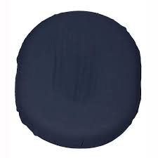Convoluted Foam Ring Cushion With Removable Navy Cover