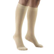 Pr Truform Classic Legwear 30-40mmhg Knee-High Close-Toe Soft-Top Short Lg (15 1/2 -18") Sock Unisex