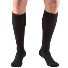 Pr Truform Classic 20-30mmhg Short Knee-High Close-Toe Soft-Top Sock Black Md (13 1/2 - 16") Unisex
