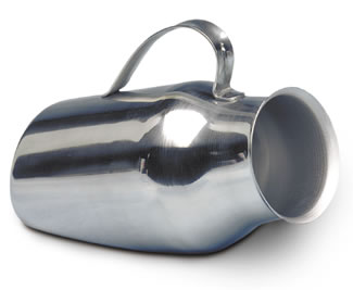 Male Urinal 1 5/8 Qt, Stainless Steel
