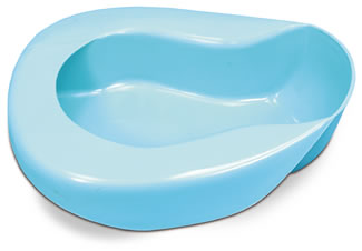1/Ea Bed Pan W/ Handle 14.3x12"X4.3"
