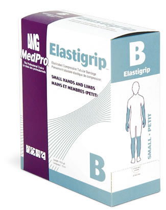 Medpro Elastigrip Compression Bandage Size B 6.25cm X 10m For Small Hands Or Limbs Reusable