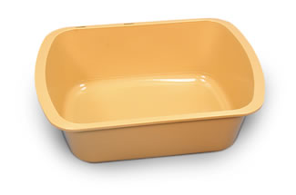 1/Ea Wash Basin, Rectangular, 5.3qt