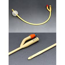 Amsure Silicone Coated 2-Way Foley Catheter, 18fr 5cc