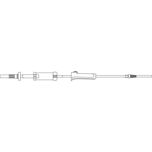 Cysto/Bladder Irrigation Set 81"L Drip Chamber Clamp Catheter Adapter 0.195 I.D. Tubing