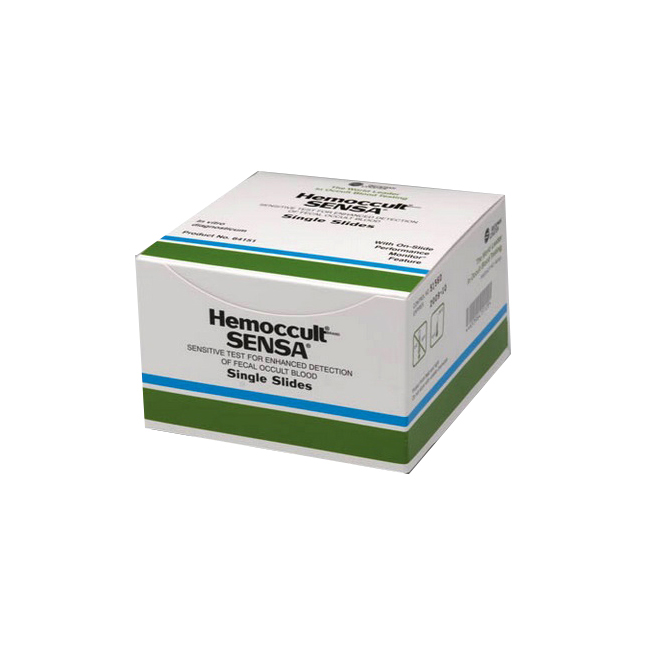 Hemoccult Ii Sensa Test Kit Single-Slide 14-Day Stability For Colorectal Cancer Screening