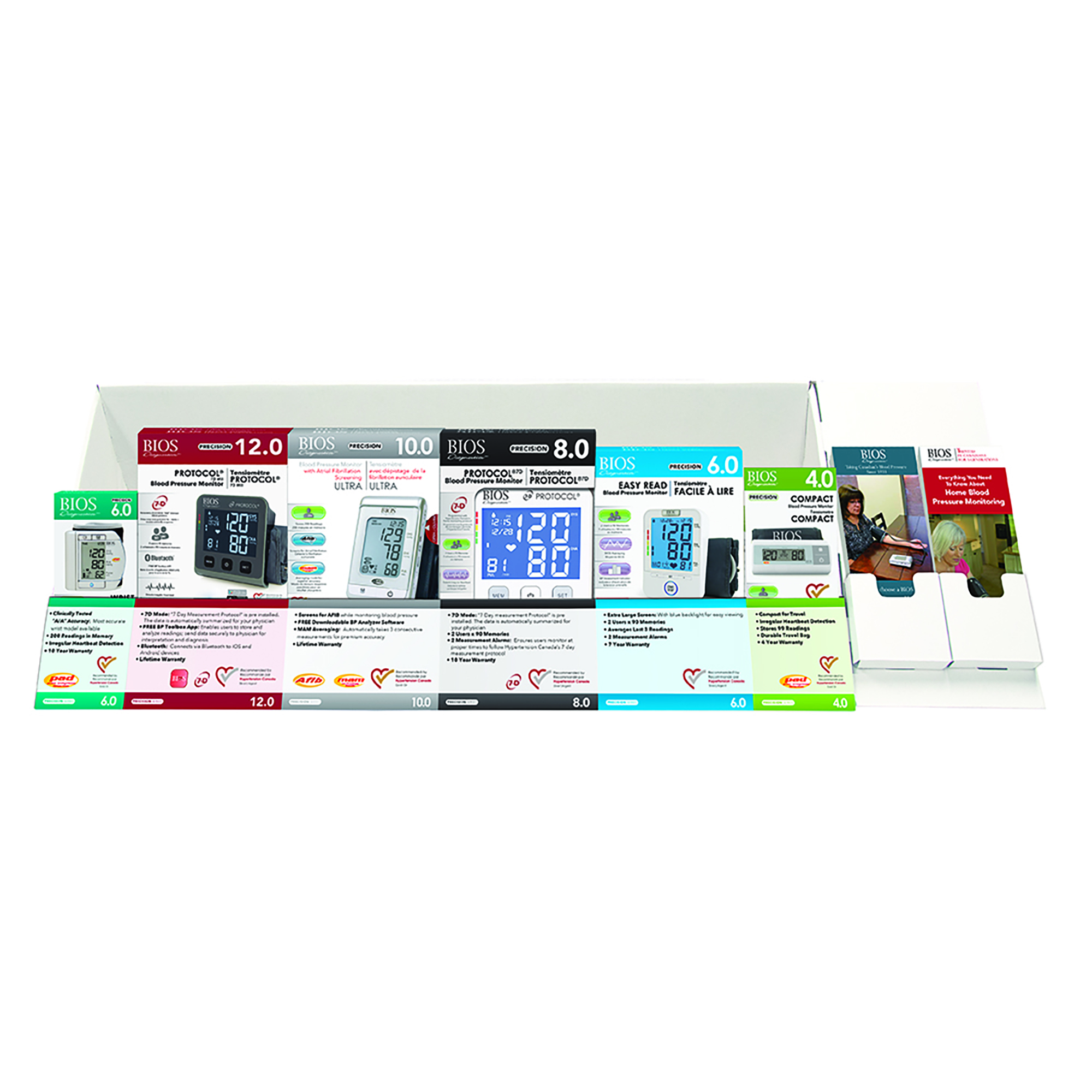 Bios 12 Piece Prepack Display (Includes W100, Bd252, 3ms1-4y, Bd201, Bd323, Bd216)