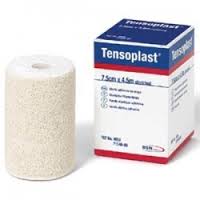 Tensoplast Athletic Elastic Adhesive Tape 5cm X 4.5m (Stretched) Tan Latex