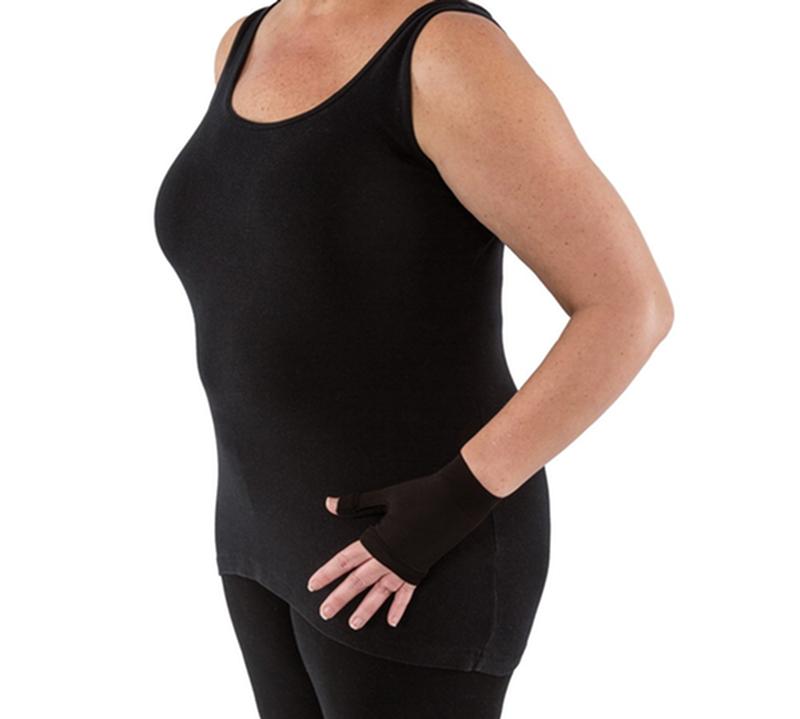 Jobst Bella Lite Ready-To-Wear Gauntlet 20-30mmhg Large Black Latex-Free