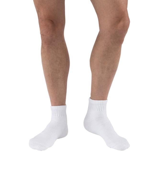 Jobst Sensifoot 8-15 Mmhg Mini-Crew Length Closed-Toe Diabetic Stocking Medium White