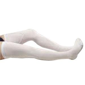 Jobst Anti-Embolism/Gp Stockings 8-15mmhg Thigh-High Open-Toe Medium Short White/Yellow Latex-F