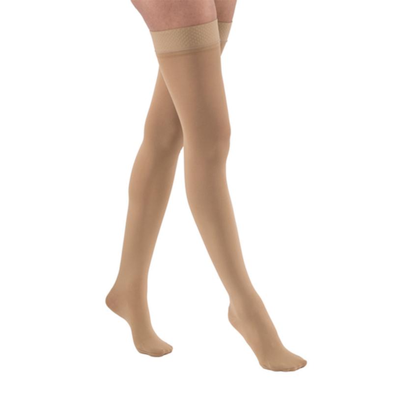 Jobst Relief 30-40mmhg Thigh-High Closed-Toe No Band Compression Stocking Small Beige Unisex La
