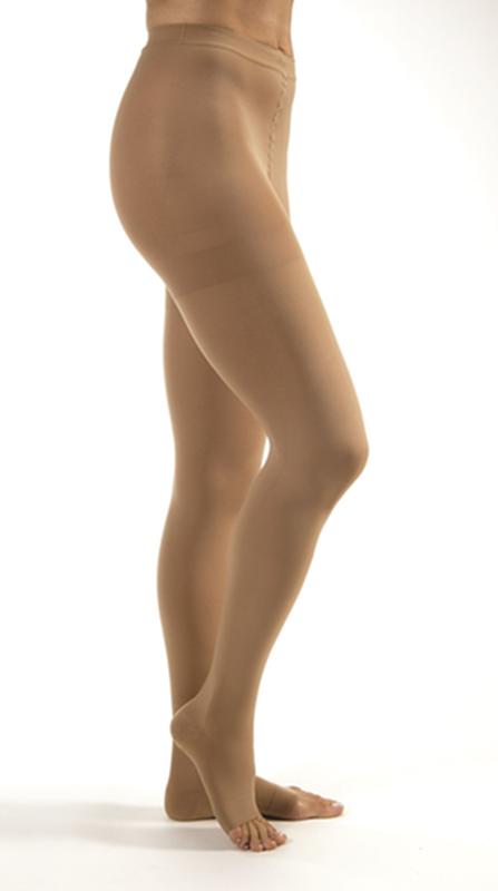 Jobst Relief 30-40mmhg Waist-High Open-Toe Compression Stocking Large Beige Unisex Latex-Free